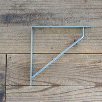 ポッシュリビング ブラケットM シルバー W1.5×D18.5×H18.5cm アイアン 63693 1セット(2個)（直送品）