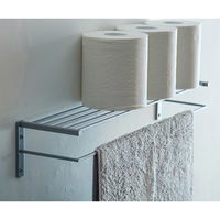 ポッシュリビング シェルフ ライトグレー W46.5×D10.3×H8.5cm アイアン 63866 1個（直送品）