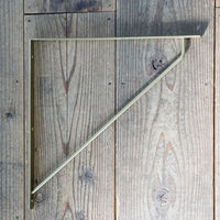 ポッシュリビング ブラケットLL アンティークゴールド W2×D37×H37cm アイアン 63320 1個（直送品）