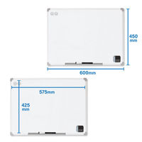 アスカ ホワイトボード L 白 WAB085（わけあり品）