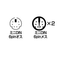 サンワサプライ PS/2スプリッター KB-PSY02K2 1個（わけあり品）