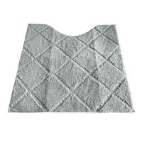 クリエイトアルファ お洒落なトイレマット 550×600mm グレー 4582243777162-GY-1 1枚（直送品）