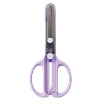 クツワ キャップ一体こどもハサミ(パープル) SS122PU 1個（直送品）