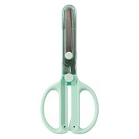 クツワ キャップ一体こどもハサミ(ミント) SS122MT 1個