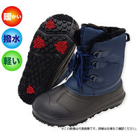 防寒撥水スノーブーツ WB2307  ネイビー LL（約）27.0cm  1足（直送品）