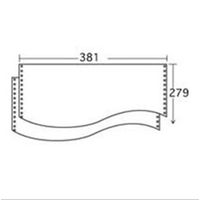 ナカバヤシ　ストックフォーム（2枚複写タイプ）　15×11インチ　無地　1箱（1000組入）（わけあり品）