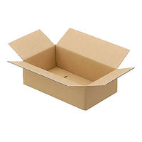 【60サイズ】 ワンタッチ式 宅配ダンボール No.7 幅250×奥行150×高さ80mm 1梱包（10枚入）（わけあり品）