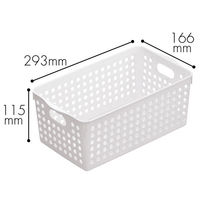 イノマタ化学　ストックバスケット　ワイド　4571　1袋（5個入）（わけあり品）