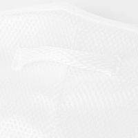 【LAKOLE/ラコレ】 ランドリーネット（ボックス） ホワイト（わけあり品）