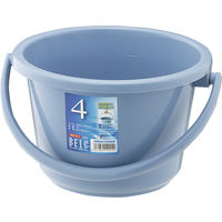 リス ベルク 広口バケツ 4WB ブルー 1個 GBEC209