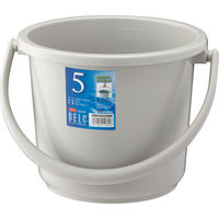 リス ベルクバケツ 5SB 本体のみ ライトグレー 1個 GBEC180