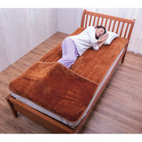 宮地商事 吸湿発熱・抗菌防臭 足ポケット付き敷パッド 2色組 a28860 1セット(2色入)（直送品）