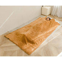 宮地商事 吸湿発熱くりえりあったか毛布 ブラウン a3354420 1枚（直送品）