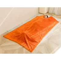 宮地商事 吸湿発熱くりえりあったか毛布 オレンジ a3354430 1枚（直送品）