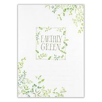 エヌビー社 EA B6便箋 グリーン 3030402 1セット(1個(20枚入)×15)（直送品）