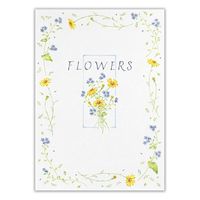 エヌビー社 EA B6便箋 フラワーズ 3030401 1セット(1個(20枚入)×15)（直送品）
