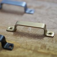 ポッシュリビング アイアンハンドルS アンティークゴールド W7.5×D1.5×H1.5cm 63152 1セット(3個)（直送品）