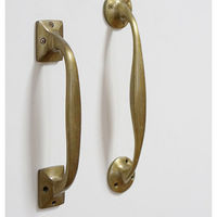 ポッシュリビング アイアンハンドル アンティークゴールド W4.5×D5.5×H26cm キャストアイアン 63148 1個（直送品）