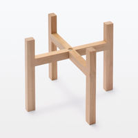 無印良品 木製スタンド 大 ペットフードボウル用 約２０．５×２０．５×高さ１６ｃｍ 良品計画