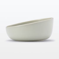 無印良品 磁器 ペット用フードボウル 大 グレーベージュ 良品計画