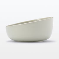 無印良品 磁器 ペット用フードボウル 小 グレーベージュ 良品計画