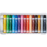 ぺんてる にこにこクレヨン プラケース入り 16色 PTCGPN3-16 1個