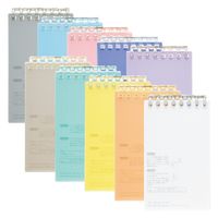 リヒトラブ オープンリングノート メモサイズ ライトブルー 交換式ノート N2720-14 1冊