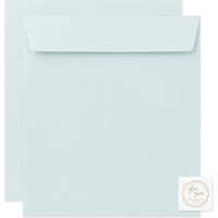 デザインフィル カラー色紙用封筒 水色 33288006 1個