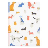 デザインフィル 3ポケットクリアホルダー A4 イヌ柄 35480006 1冊