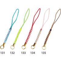 日本紐釦貿易 カン付根付 ブルー×ピンク 約全長8cm 10本入 手芸用品 F1-131 1袋