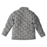 ヤマショウ 撥水エコダウンジャケット シームレス ライトグレー M YBC-005GYM 1着（直送品）