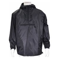 ヤマショウ 撥水防寒ヤッケ あったか胴わた入 胸ポケット付き ブラック L YBC-007BKL 1着（直送品）