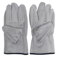 ヤマショウ 丈夫な牛床革手袋マジック付 YKG-014F 1枚（直送品）