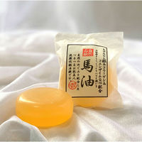 馬油石鹸 100g ヒアルロン酸&コラーゲン&コエンザイムQ10配合 自然石鹸 4560163541254 1個(100g)（直送品）