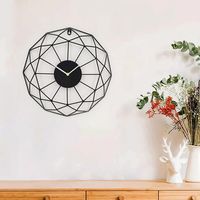 ルークラン アプリクス ウォールクロック ポリゴンアート 4582719382654 1個（直送品）