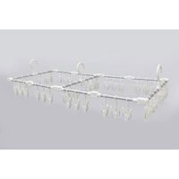 東和産業 JD伸縮アルミ角ハンガー42P●2個セット 4901983246859 1セット(2個入)（直送品）