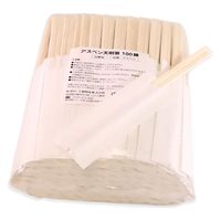 大和物産 アスペン天削元禄箸 100膳ポリ袋入り●6個セット 4904681200970 1セット(6個入)（直送品）