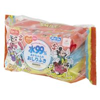 水99% あかちゃんのおしりふき ディズニー ミッキー＆フレンズ 1セット（80枚入×3個）×16）レック
