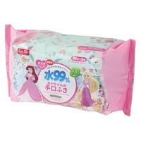 水99% あかちゃんの手口ふき ディズニープリンセス 1セット（60枚入×3個）×3）レック