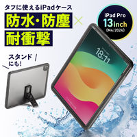 サンワサプライ iPad Pro 13インチ（M4/2024）用耐衝撃防水ケース PDAーIPAD20162 1個