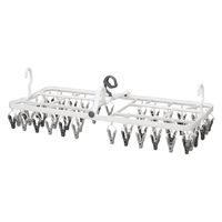 シービージャパン The hangers 引っ張って取り込めるランドリーハンガー 52P 1セット（3個）