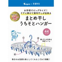 シービージャパン まとめ干しうちそとハンガー44P 1個