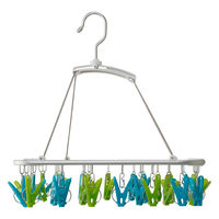 シービージャパン 室内干しハンガー30 Green&Blue 1セット（3個）
