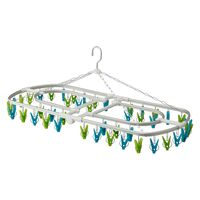 シービージャパン アルミ角ハンガー44 Green&Blue  1セット（3個）