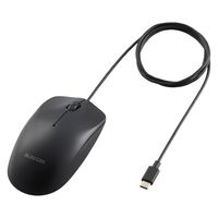マウス 有線マウス USB-C接続 3ボタン ブラック M-LE10URCBK エレコム 1個（直送品）