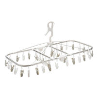 ストリックスデザイン ステンレス角ハンガー　ピンチ40P SBー110 1個