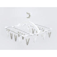 東和産業 ラクMAXアルミ角ハンガー　長ピンチ24P 20328 1個