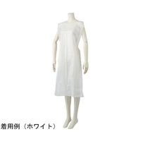 川本産業 袖無しディスポエプロン ブルー 1ケース(20箱入) 027-175002-00 1ケース(1000枚) 65-5780-19（直送品）