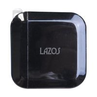 リーダーメディアテクノ AC充電器 2口 2.4A USBーA×2 ブラック 1ケース(50個入) L-AC2.4-B 1ケース(50個)（直送品）