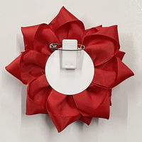 今村紙工 徽章リボン 赤 大 KRR-L 1個